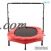Clearance! Mini Trampolines Bounce-N-Learn 36" Round Trampoline Bouncer  with Handlebar 55.8 x 35.5inch   